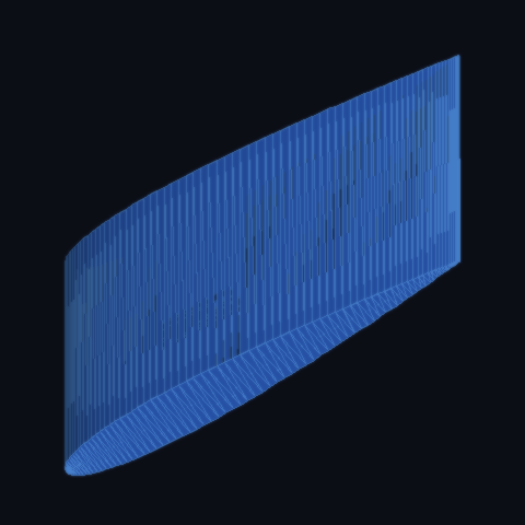 P-023 NACA 0015 Airfoil